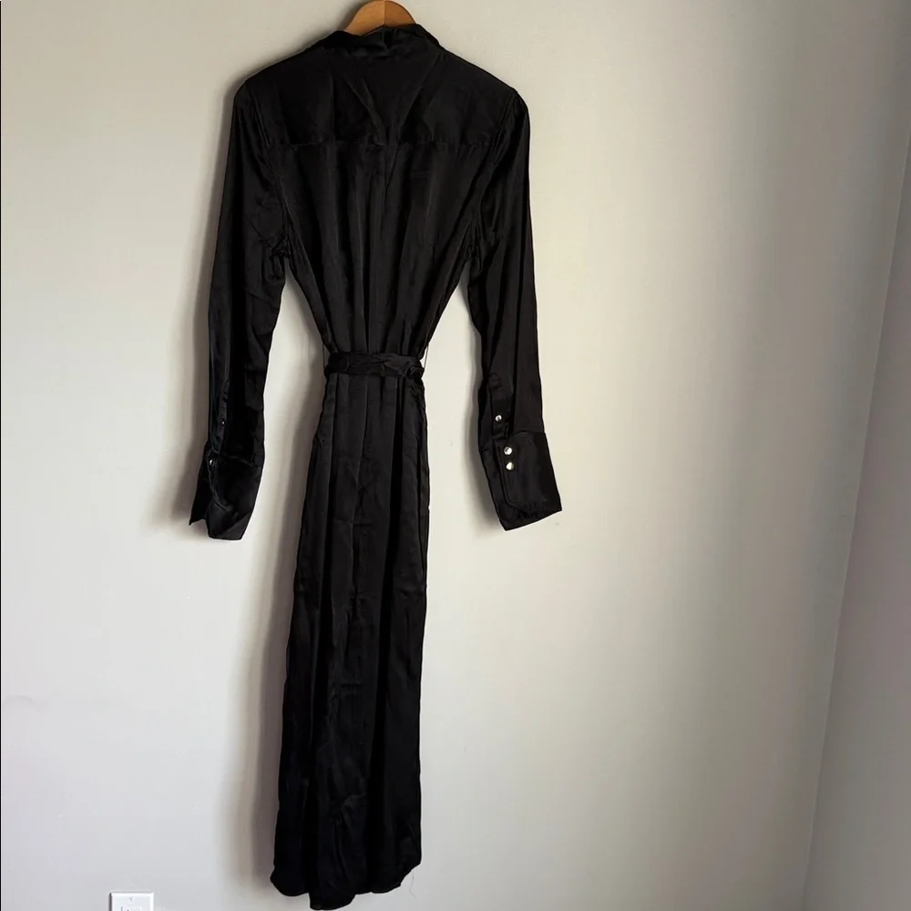 NEW J.Crew Drapey shirtdress in luster crepe 10